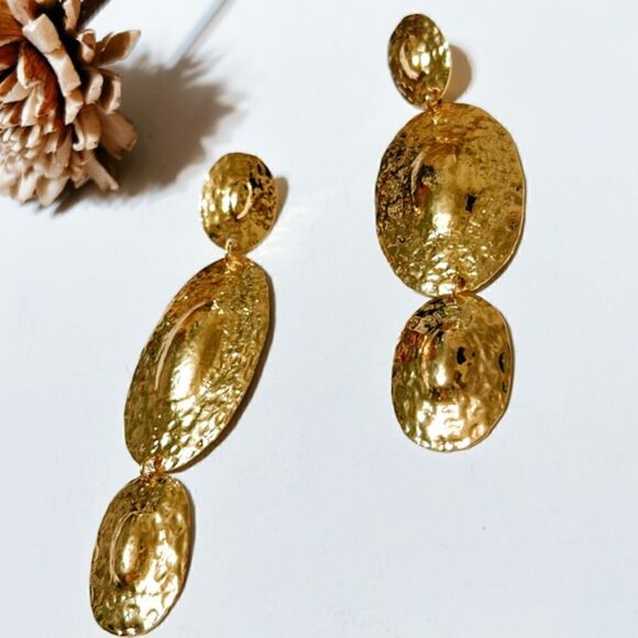 Geo dangle earrings M112 - Picture 3 of 6